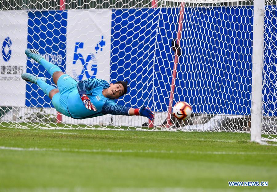 (SP)CHINA-WUHAN-7TH MILITARY WORLD GAMES-FOOTBALL