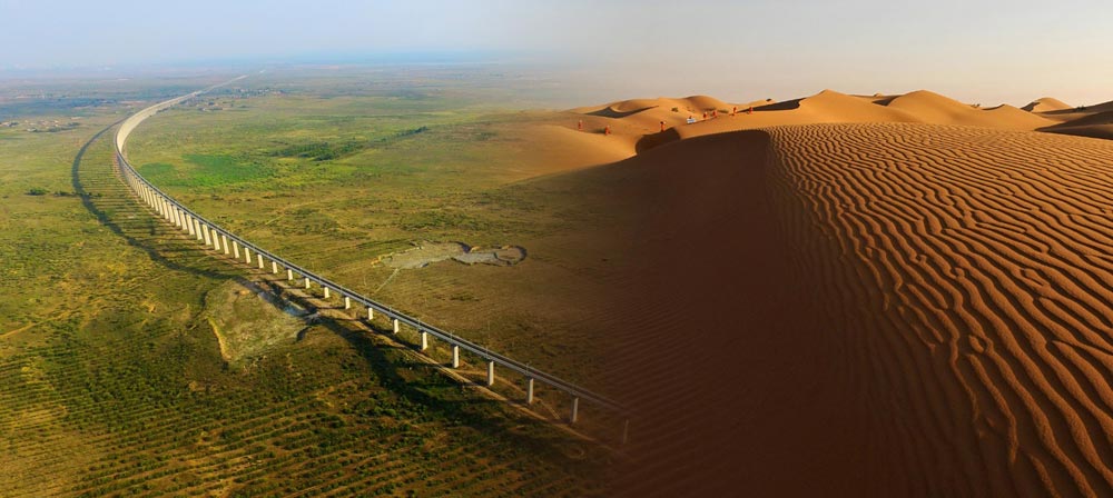 【高清圖集】&ldquo;昨日荒沙地，今日聚寶盆&rdquo;