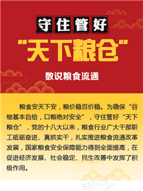 守住管好&ldquo;天下糧倉&rdquo;&mdash;&mdash;數說糧食流通