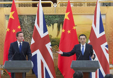 &ldquo;商人&rdquo;卡梅倫高調訪華